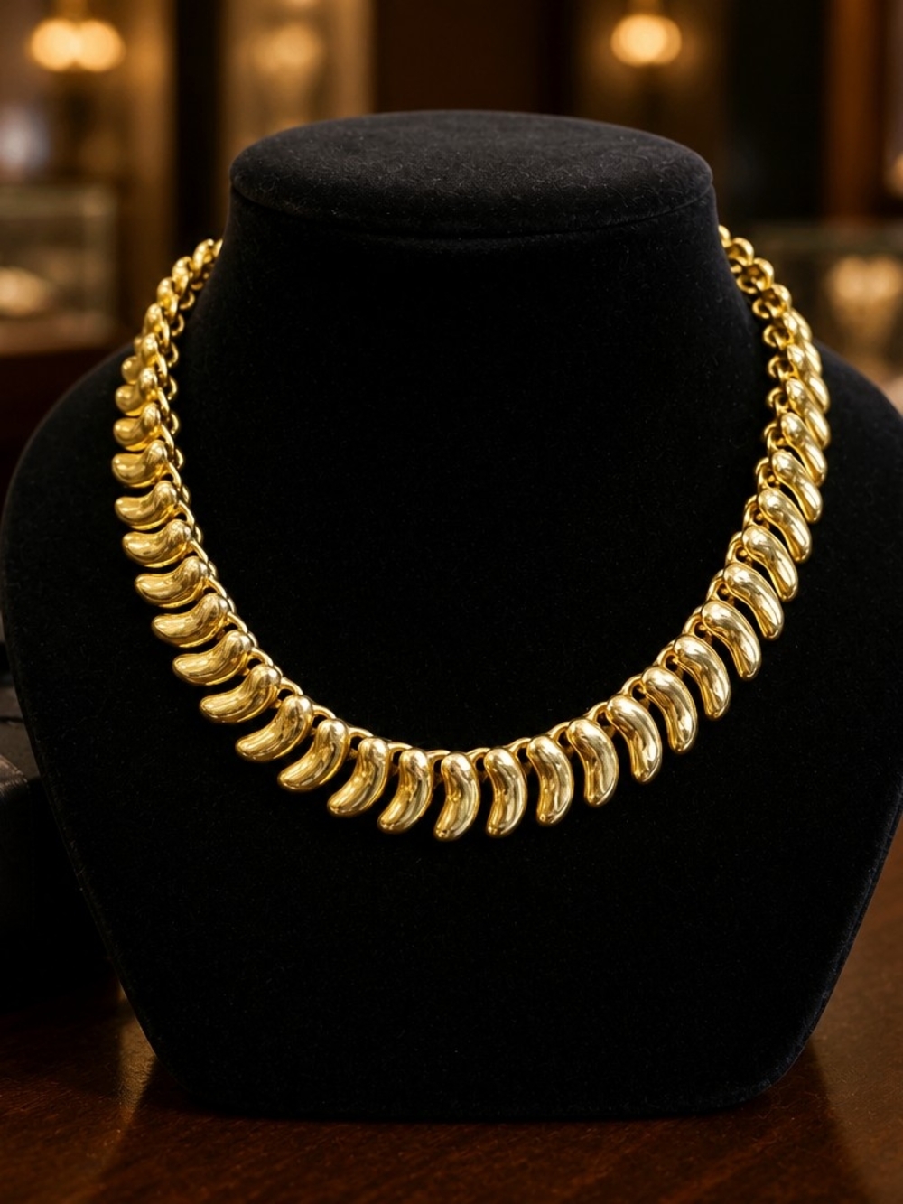 Classic Gold Statement Necklace - Women Jewelry